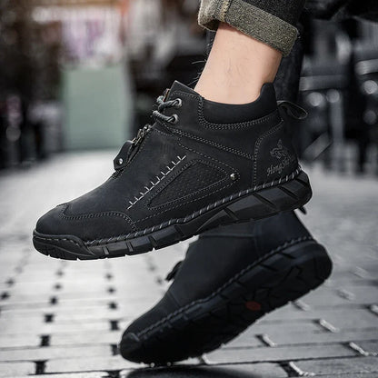 Cesare | Men's Smooth Round Toe Boot