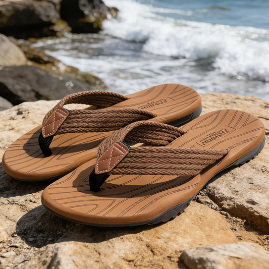 Gerhard | Men's Woven Textured Flip Flop