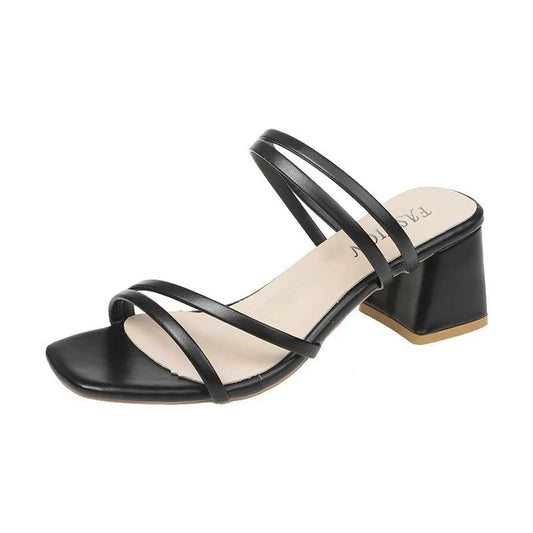 Hilda | Women's Leather Look Square Toe Dress Shoe