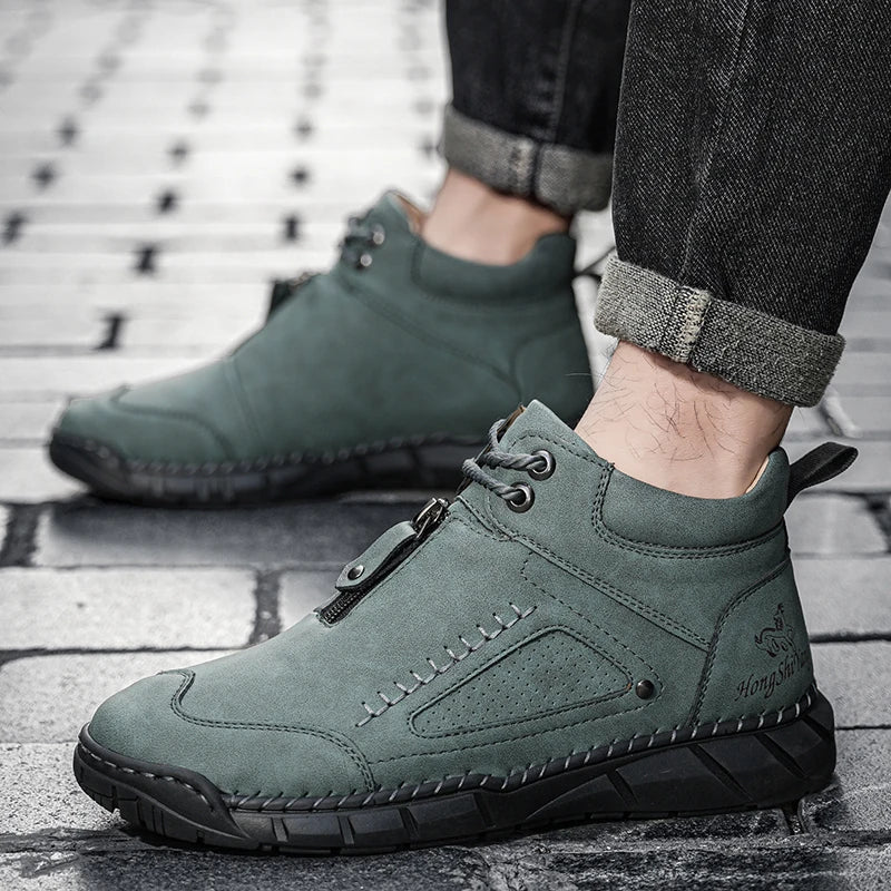 Cesare | Men's Smooth Round Toe Boot