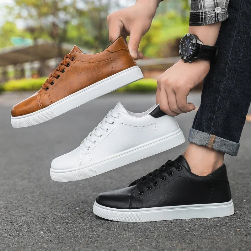 Elias | Men's Leather Lace Up Sneaker