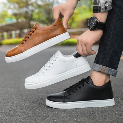 Elias | Men's Leather Lace Up Sneaker