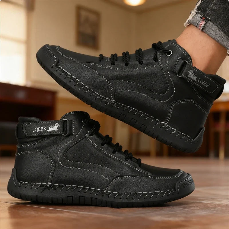 Sebastian | Men's Smooth Round Toe Sneaker