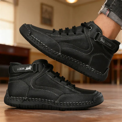 Sebastian | Men's Smooth Round Toe Sneaker