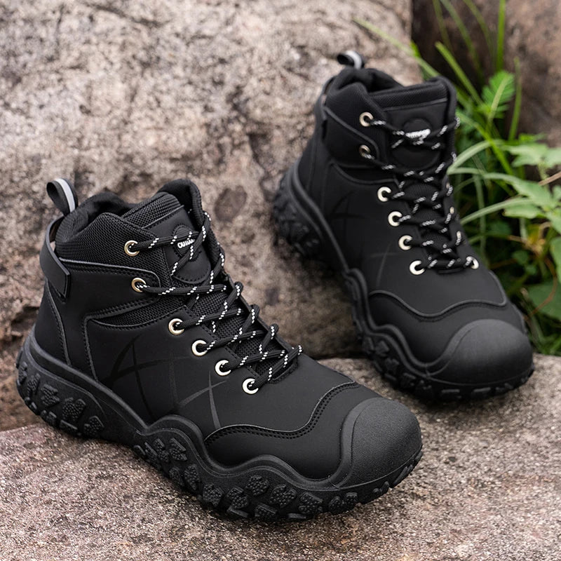 Sylvester | Men's Smooth Wide Fit Hiking Boot