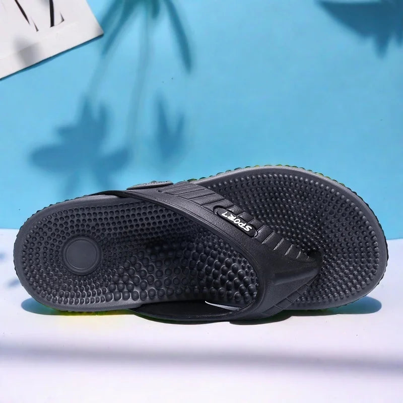 Gilbert | Men's Textured Toe Post Flip Flop