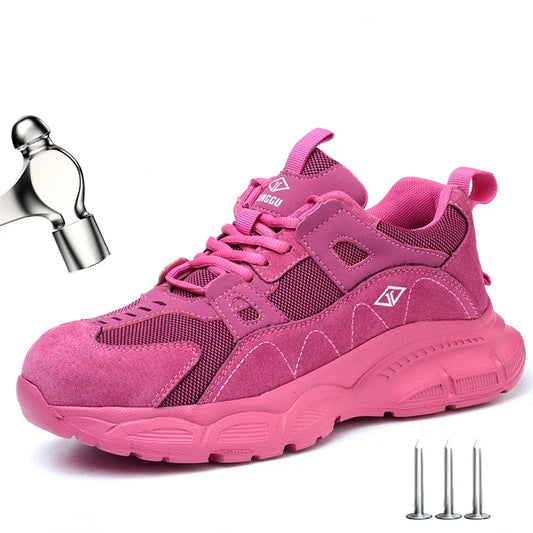 Laura | Women's Microfibre Lace Up Safety Shoe