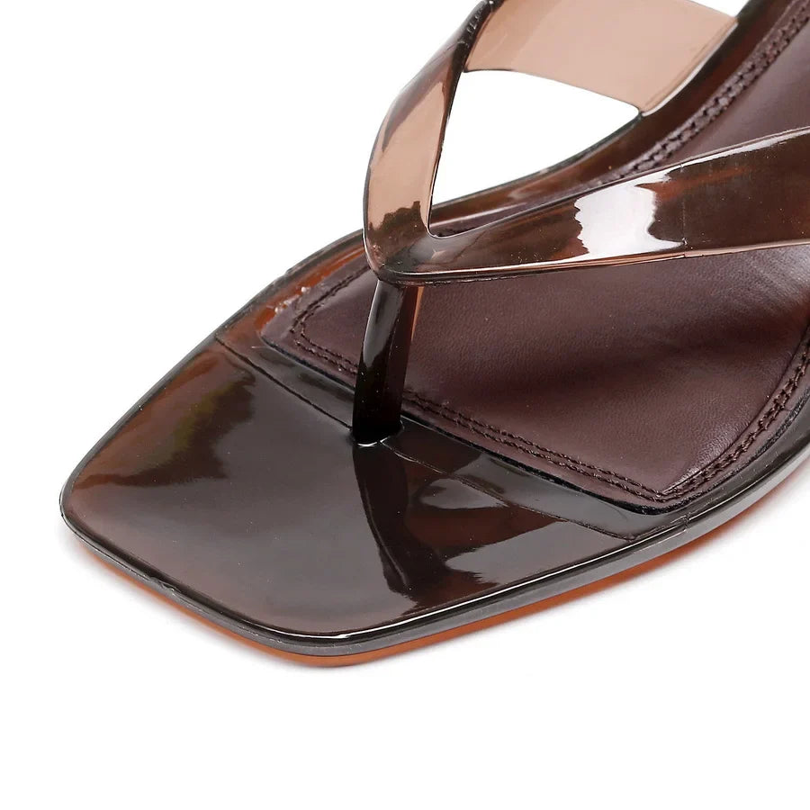 Georgia | Women's Square Toe Slip on Flip Flop