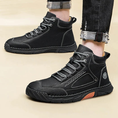 Cedric | Men's Textured Synthetic Boot