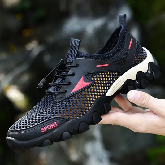 Hendrik | Men's Mesh Lace Up Hiking Shoe