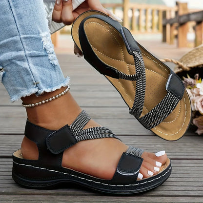 Arabella | Women's Textured Open Toe Sandal