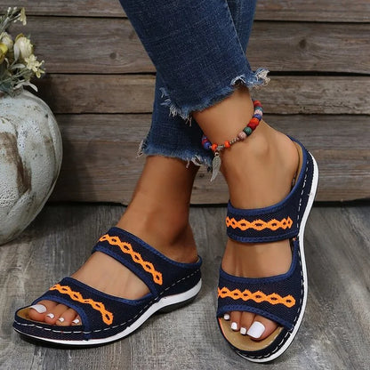 Brigitta | Women's Textured Mesh Slide