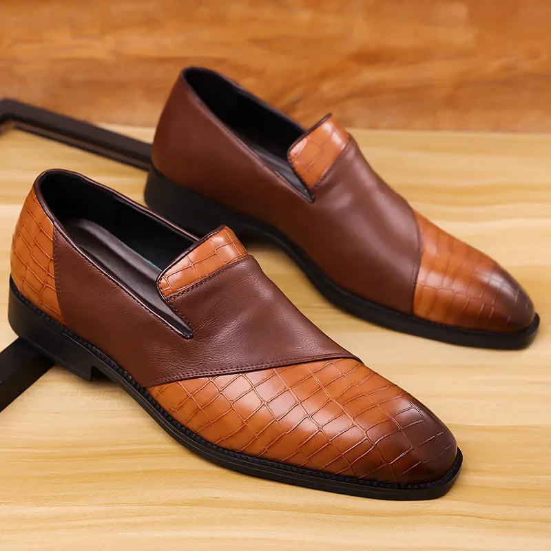 Eduardo | Men's Textured Leather Loafer