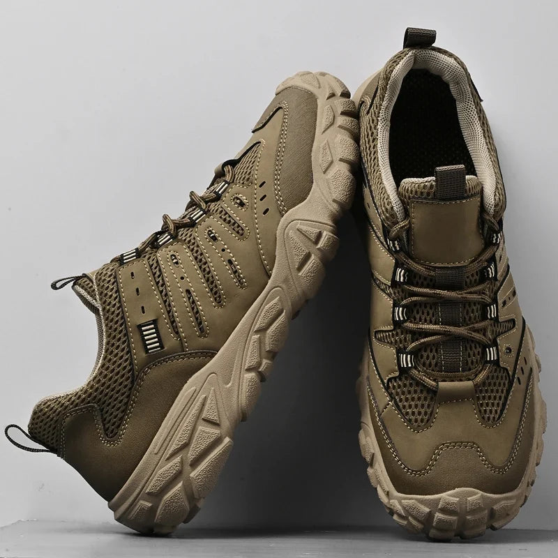 Hector | Men's Stripe Mesh Hiking Shoe