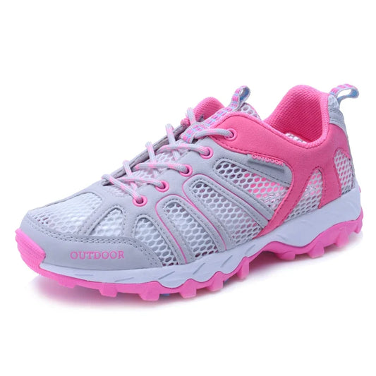Maura | Women's Mesh Lace Up Hiking Shoe