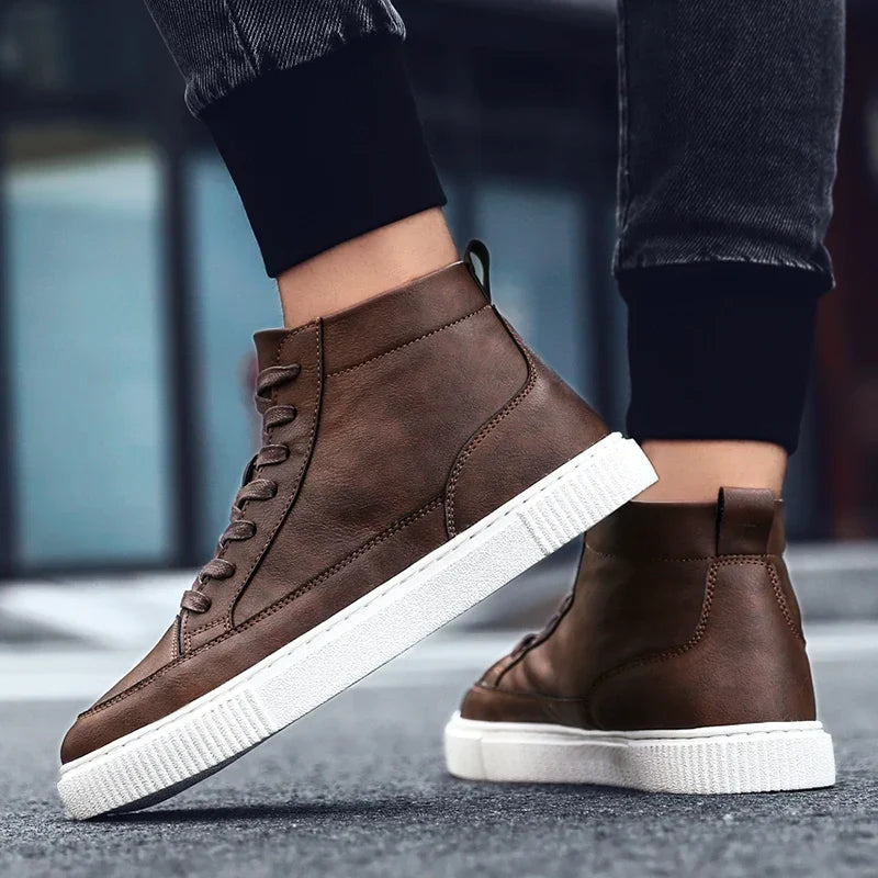 Emil | Men's Leather Lace Up Sneaker