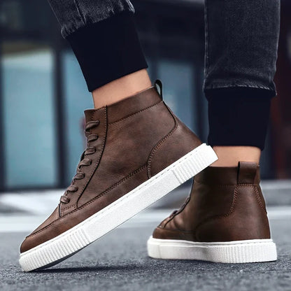 Emil | Men's Leather Lace Up Sneaker