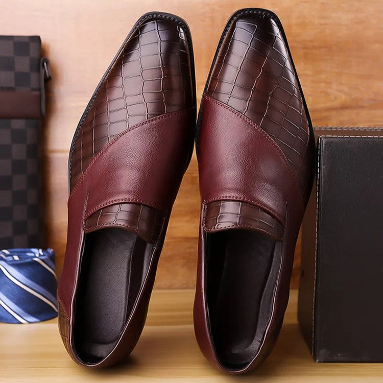 Eduardo | Men's Textured Leather Loafer
