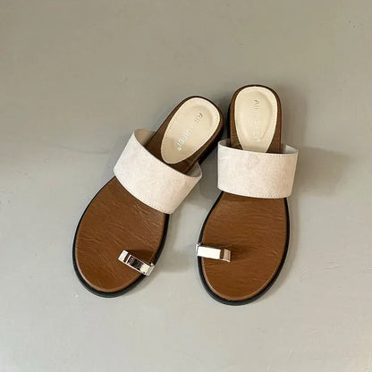Colette | Women's Suede Slip on Slide