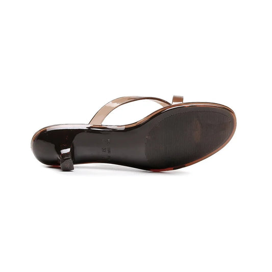Meta | Women's Open Toe Flat Profile Mule