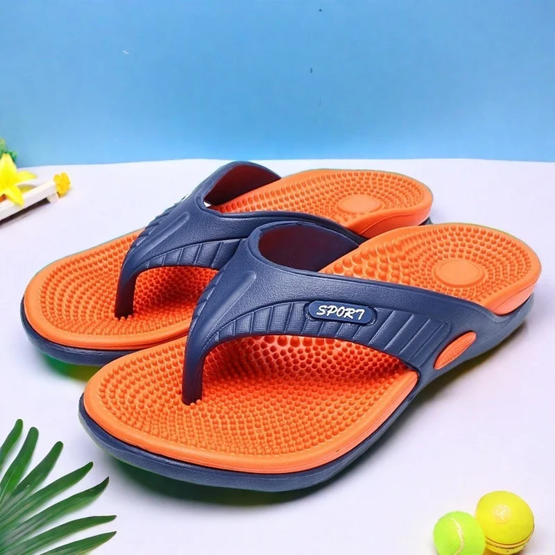 Gilbert | Men's Textured Toe Post Flip Flop