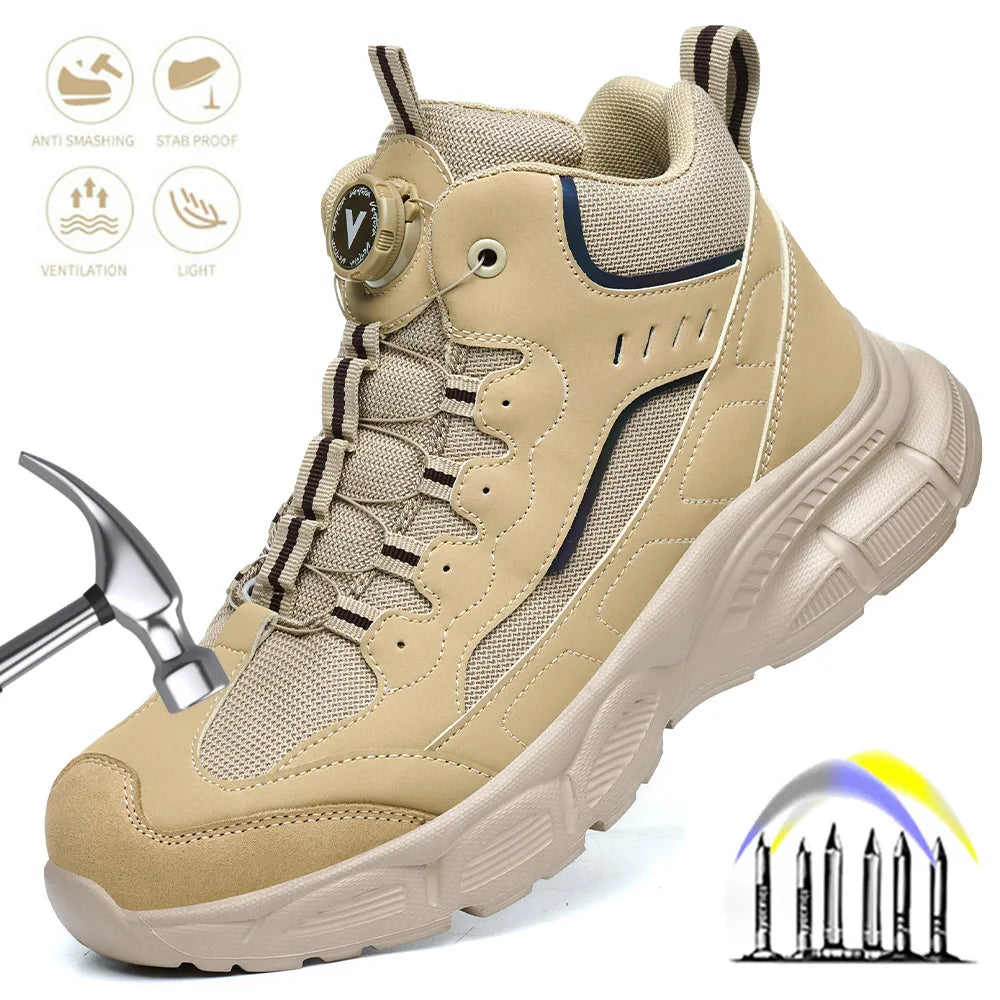 Lucas | Men's Microfibre Lace Up Work Boot
