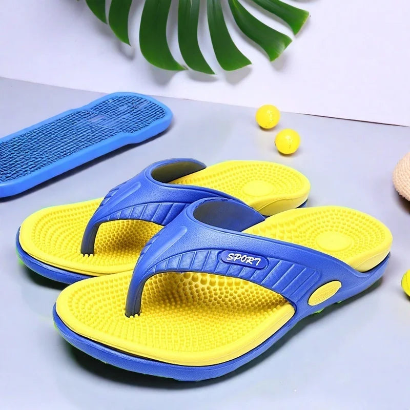 Gilbert | Men's Textured Toe Post Flip Flop
