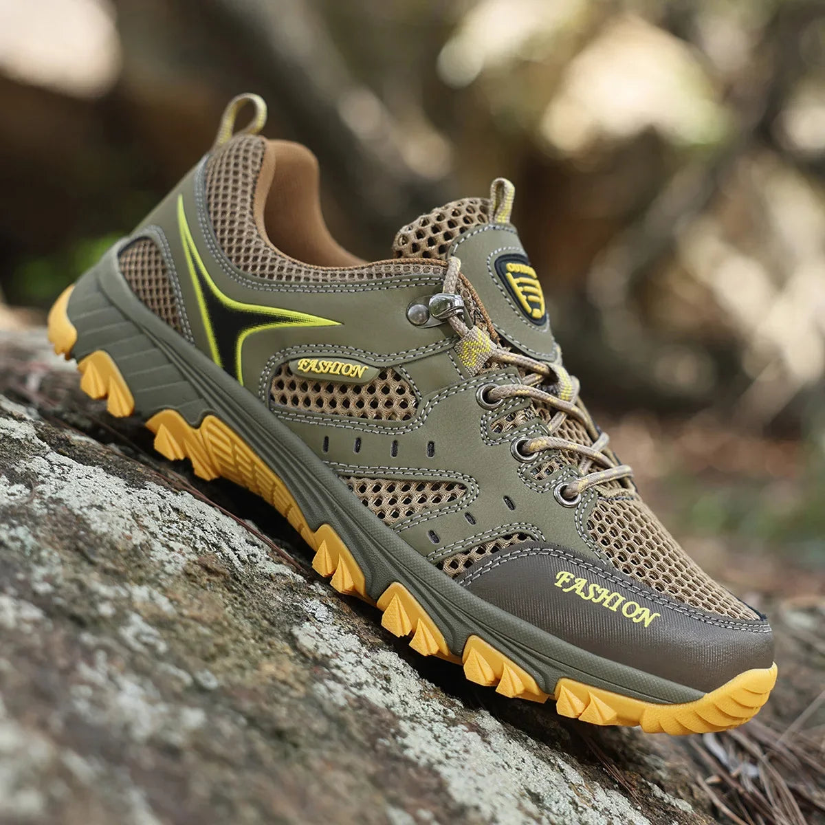 Ivan | Men's Mesh Lace Up Hiking Shoe