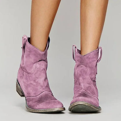Marnie | Women's Denim Padded Western Boot