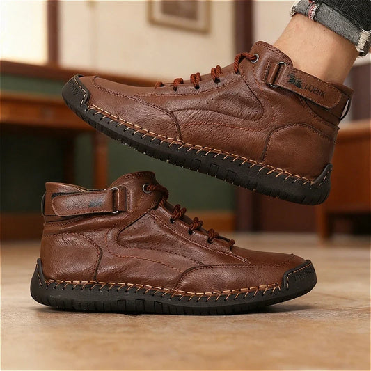 Sebastian | Men's Smooth Round Toe Sneaker