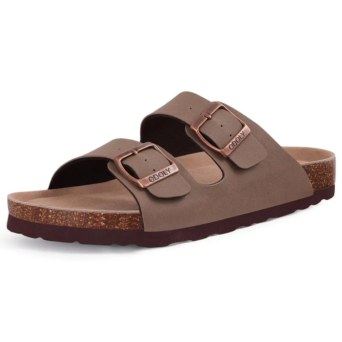 Livia | Women's Open Toe Buckle Strap Slide