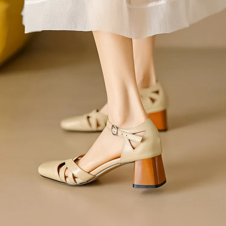 Tabitha | Women's Suede Square Toe Dress Shoe