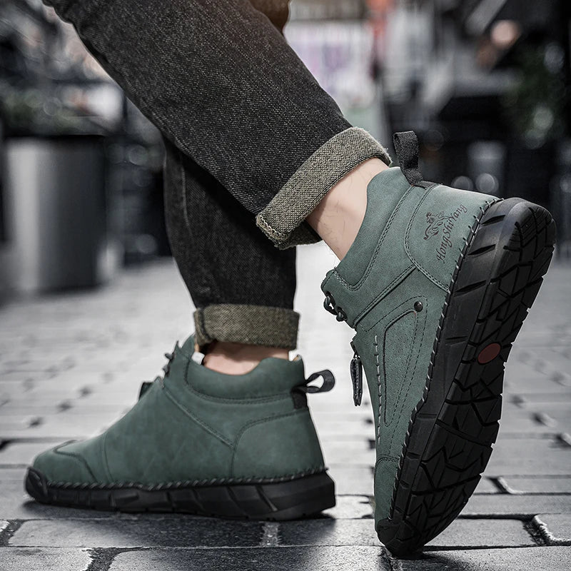Cesare | Men's Smooth Round Toe Boot