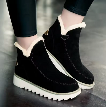 Marigold | Women's Check Pattern Leather Look Ankle Boot