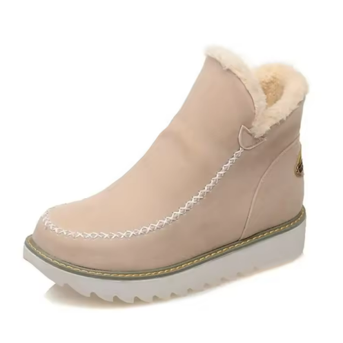 Marigold | Women's Check Pattern Leather Look Ankle Boot