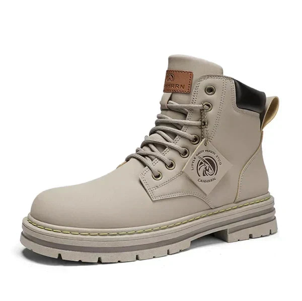 Louis | Men's Leather Look Lace Up Boot