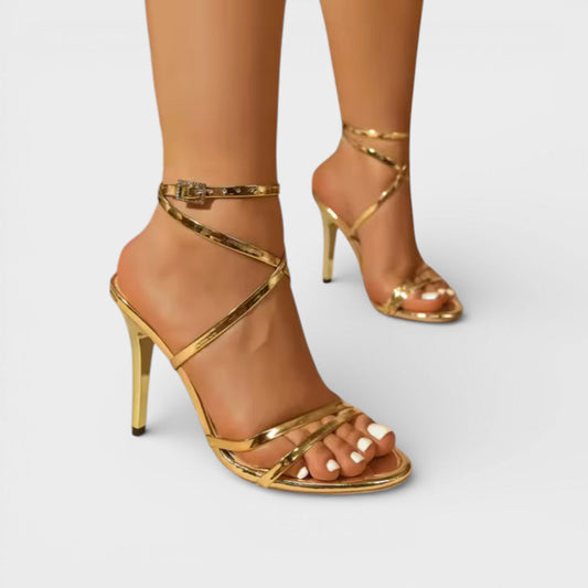Tanja | Women's Square Toe Slim Heel Sandal
