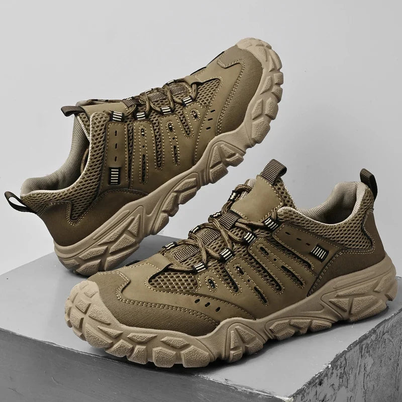 Hector | Men's Stripe Mesh Hiking Shoe
