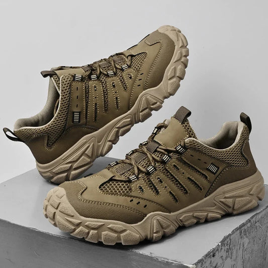 Hector | Men's Stripe Mesh Hiking Shoe