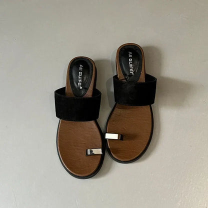 Colette | Women's Suede Slip on Slide