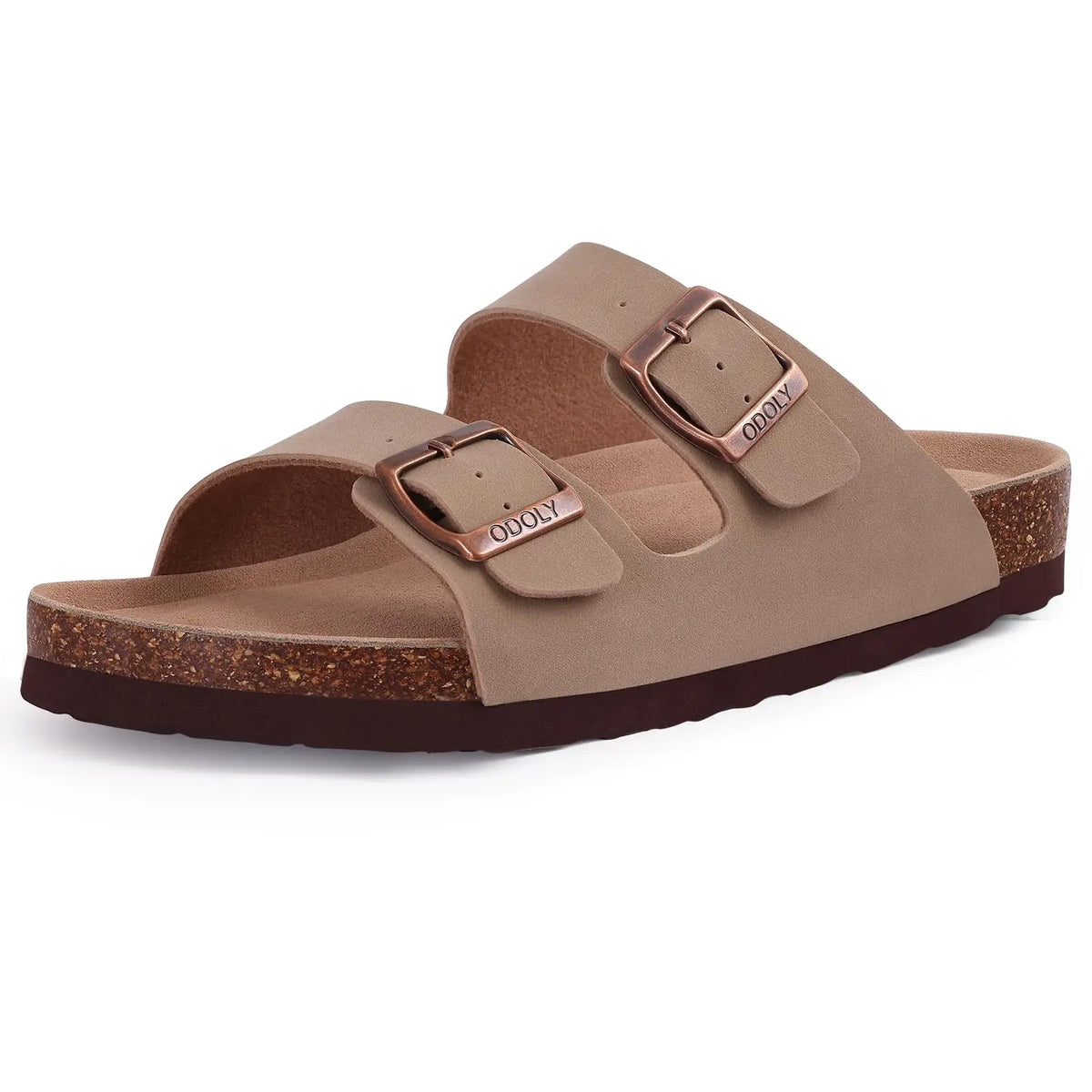 Livia | Women's Open Toe Buckle Strap Slide