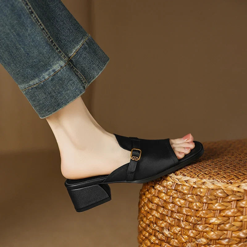 Elsa | Women's Textile Open Toe Espadrille