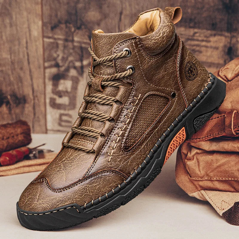 Cedric | Men's Textured Synthetic Boot
