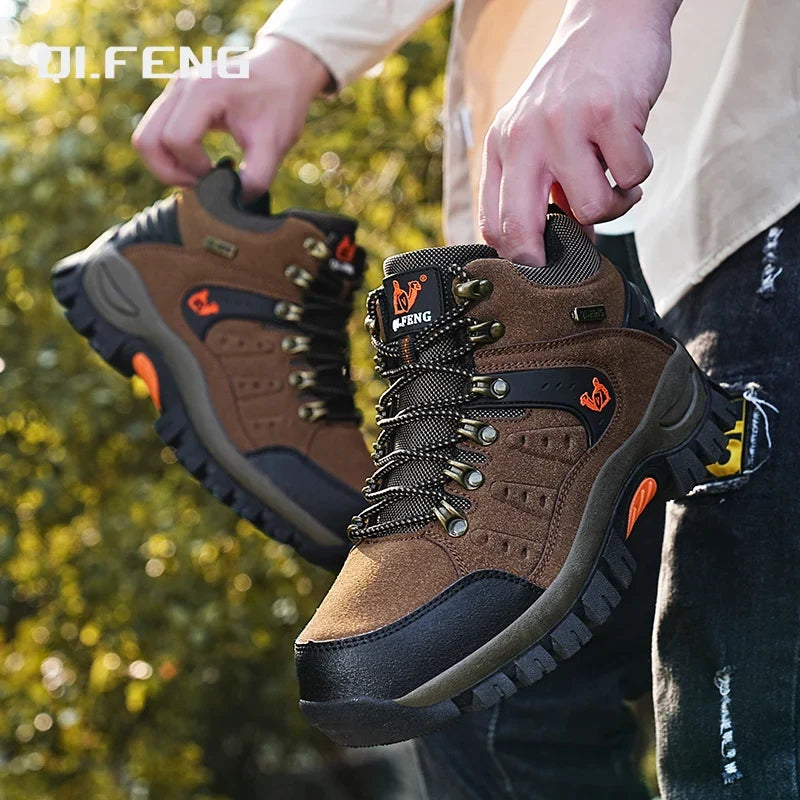 Manfred | Men's Textured Suede Hiking Boot