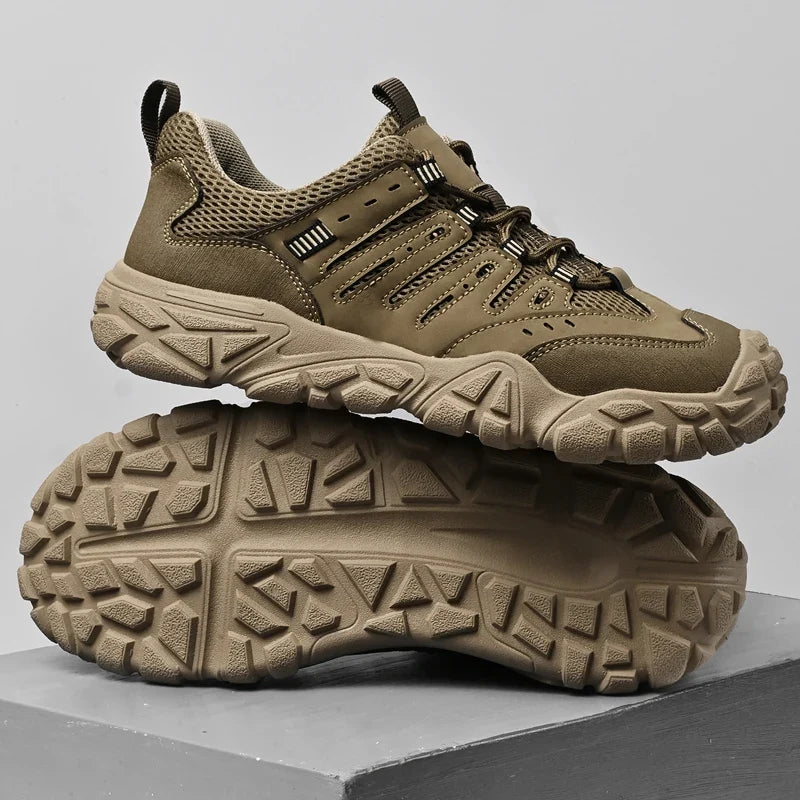 Hector | Men's Stripe Mesh Hiking Shoe