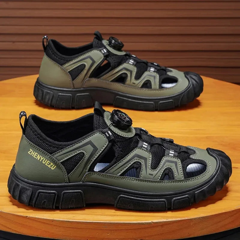 Quinn | Men's Leather Look Dial Water Shoe