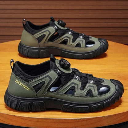 Quinn | Men's Leather Look Dial Water Shoe