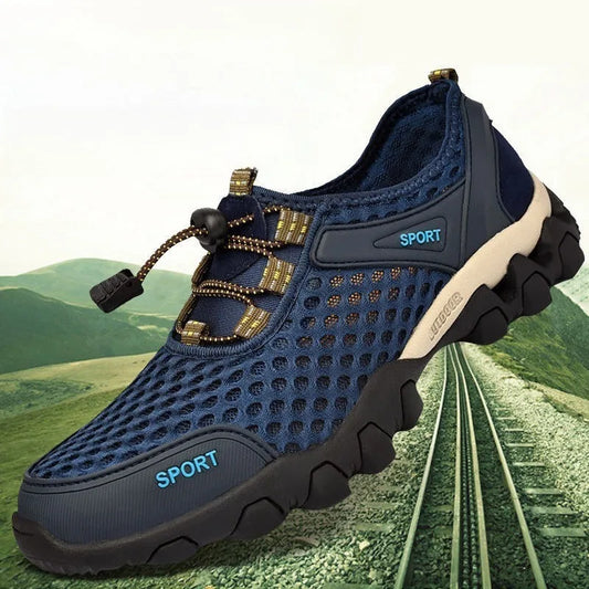 Nina | Unisex Mesh Lace Up Hiking Shoe