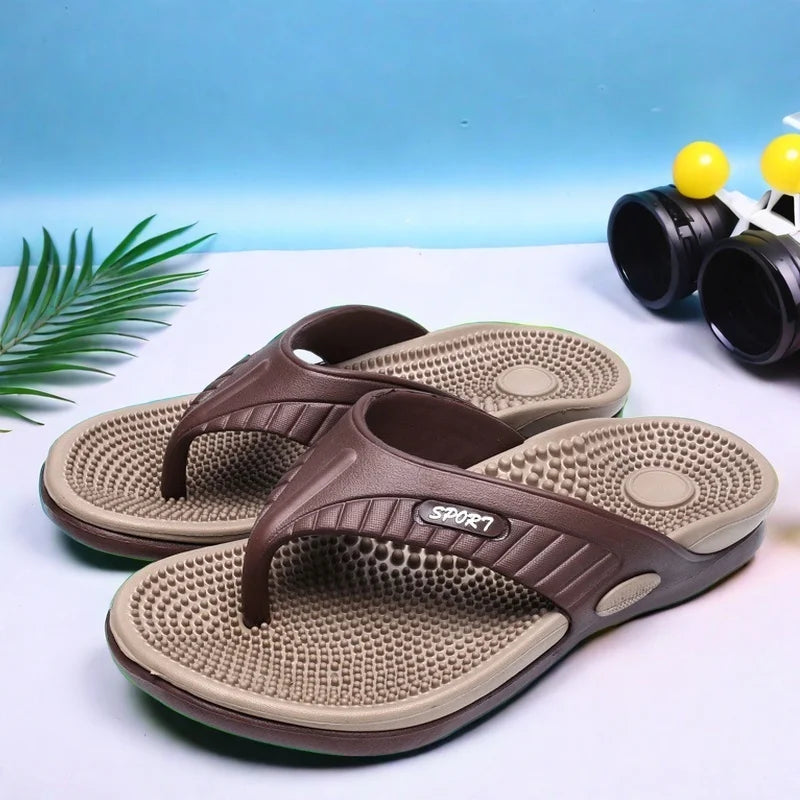 Gilbert | Men's Textured Toe Post Flip Flop