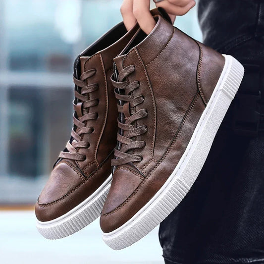 Emil | Men's Leather Lace Up Sneaker